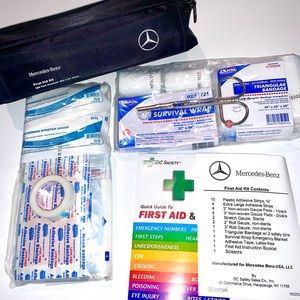 NEW!! Mercedes Benz first aid kit never used